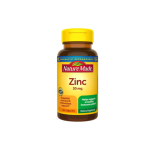 Découvrez NATURE MADE 30mg de Zinc Contre l’Acné en pharmacie à Abidjan et en Côte d’Ivoire avec Pharmo.ci. Accédez rapidement aux informations sur les pharmacies proposant NATURE MADE 30mg de Zinc Contre l’Acné.