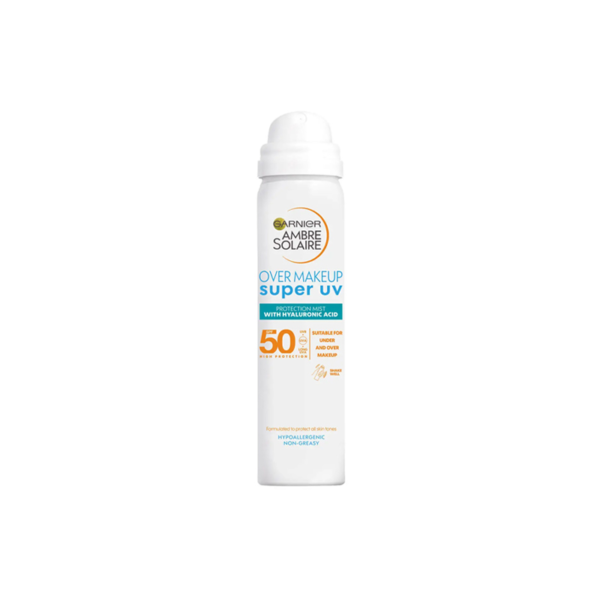 Découvrez GARNIER Ambre Solaire Brume Sur-maquillage Super Protection UV SPF50 en pharmacie à Abidjan et en Côte d’Ivoire avec Pharmo.ci. Accédez rapidement aux informations sur les pharmacies proposant GARNIER Ambre Solaire Brume Sur-maquillage Super Protection UV SPF50.