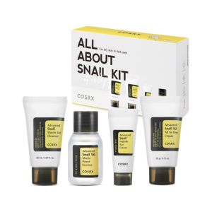 Découvrez COSRX All About Snail Coffret de Soins à La Mucine d’Escargot en pharmacie à Abidjan et en Côte d’Ivoire avec Pharmo.ci. Accédez rapidement aux informations sur les pharmacies proposant COSRX All About Snail Coffret de Soins à La Mucine d’Escargot.