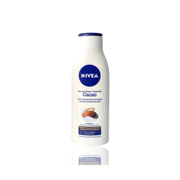 Découvrez NIVEA Pure & Natural Lait Nourrissant au Beurre de Cacao & Vitamine E en pharmacie à Abidjan et en Côte d’Ivoire avec Pharmo.ci. Accédez rapidement aux informations sur les pharmacies proposant NIVEA Pure & Natural Lait Nourrissant au Beurre de Cacao & Vitamine E.