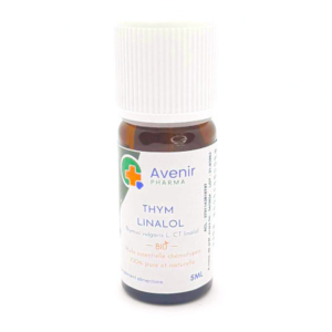 Découvrez Huile Essentielle Bio Thym Linalol en pharmacie à Abidjan et en Côte d’Ivoire avec Pharmo.ci. Accédez rapidement aux informations sur les pharmacies proposant Huile Essentielle Bio Thym Linalol.