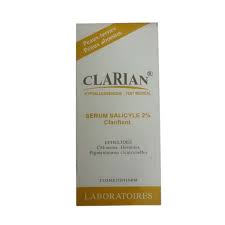 Découvrez CLARIAN SERUM SALICYLE 2% F/90 en pharmacie à Abidjan et en Côte d’Ivoire avec Pharmo.ci. Accédez rapidement aux informations sur les pharmacies proposant CLARIAN SERUM SALICYLE 2% F/90.