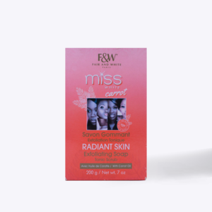 Découvrez FAIR&W MISS WHITE CARROT SAV PAIN/200G en pharmacie à Abidjan et en Côte d’Ivoire avec Pharmo.ci. Accédez rapidement aux informations sur les pharmacies proposant FAIR&W MISS WHITE CARROT SAV PAIN/200G.
