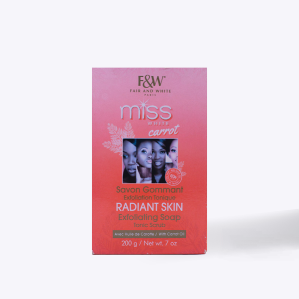 Découvrez FAIR&W MISS WHITE CARROT SAV PAIN/200G en pharmacie à Abidjan et en Côte d’Ivoire avec Pharmo.ci. Accédez rapidement aux informations sur les pharmacies proposant FAIR&W MISS WHITE CARROT SAV PAIN/200G.