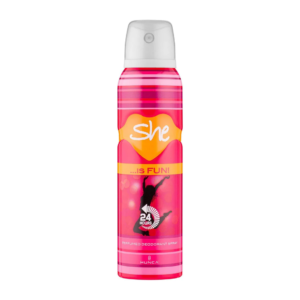 Découvrez SHE FUN DEO SPR 150ML en pharmacie à Abidjan et en Côte d’Ivoire avec Pharmo.ci. Accédez rapidement aux informations sur les pharmacies proposant SHE FUN DEO SPR 150ML.