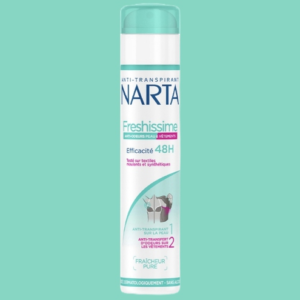 Découvrez NARTA F FRESHISSIME DEO SPR/200ML en pharmacie à Abidjan et en Côte d’Ivoire avec Pharmo.ci. Accédez rapidement aux informations sur les pharmacies proposant NARTA F FRESHISSIME DEO SPR/200ML.